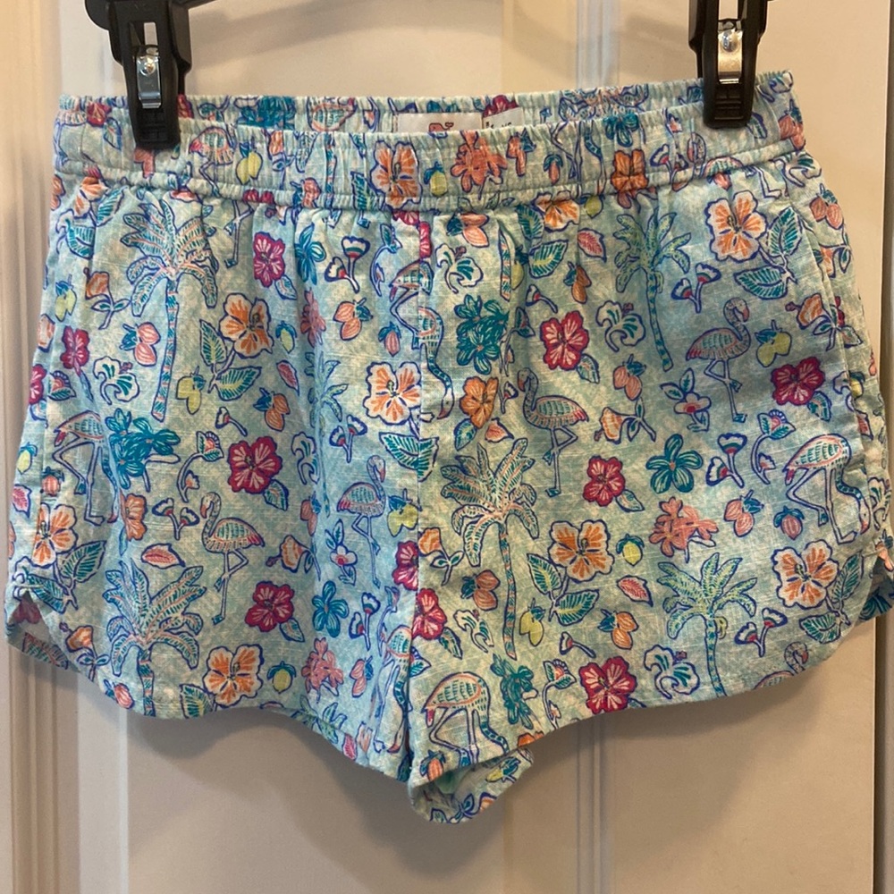 Vineyard Vines Shorts Girls Extra Small Floral print Elastic waist band